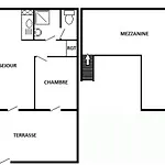 Villa 2 Pieces+mezzanine, 6 Couchages, Parking, Face - Fr-1-81-350