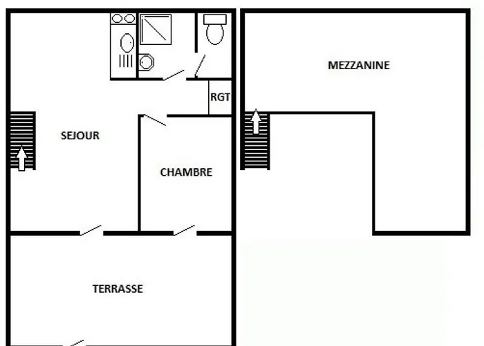 Villa 2 Pieces+mezzanine, 6 Couchages, Parking, Face - Fr-1-81-350